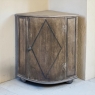 18th Century Dutch Rustic Painted Corner Cabinet