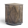 18th Century Dutch Rustic Painted Corner Cabinet