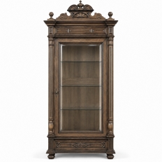 19th Century French Henri II Bookcase ~ Display Armoire