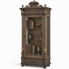 19th Century French Henri II Bookcase ~ Display Armoire