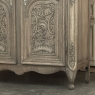 18th Century French Régence Period Stripped White Oak Armoire from the Loire Valley