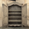 18th Century French Régence Period Stripped White Oak Armoire from the Loire Valley