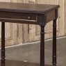 French Mid-Century Louis XVI Style Mahogany & Brass End Table