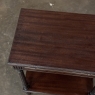 French Mid-Century Louis XVI Style Mahogany & Brass End Table