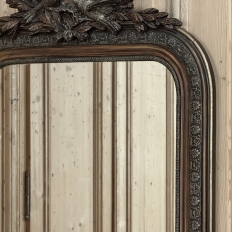 Antique French Napoleon III Mirror in the Louis XVI Style with Lovebirds