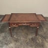 Antique French Directoire Neoclassical Mahogany Leather Top Desk