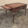 Antique French Directoire Neoclassical Mahogany Leather Top Desk