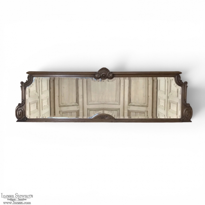 Antique French Louis XIV Backsplash Mirror