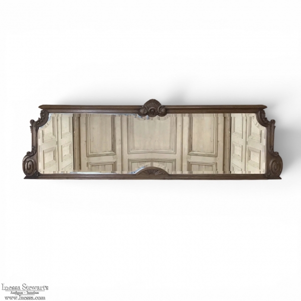 Antique French Louis XIV Backsplash Mirror