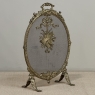 19th Century French Louis XVI Bronze Oval Firescreen