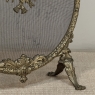 19th Century French Louis XVI Bronze Oval Firescreen