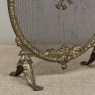 19th Century French Louis XVI Bronze Oval Firescreen