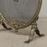19th Century French Louis XVI Bronze Oval Firescreen