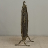 19th Century French Louis XVI Bronze Oval Firescreen