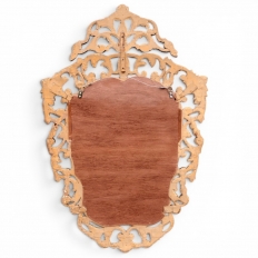 Italian Baroque Giltwood Mirror