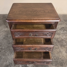 Antique French Louis XV Walnut Petit Commode ~ Nightstand