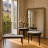 Antique French Louis XVI Mahogany Marble Top Bouillotte Table