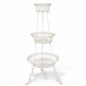 Antique Country French Wrought Iron Triple-Tier Plant Stand ~ Jardiniere