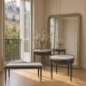 Louis XVI Mahogany Table  ~ Gueridon with Carrara Marble and Brass