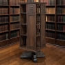 19th Century French Renaissance Revival Oak Revolving Bookcase