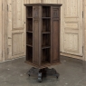 19th Century French Renaissance Revival Oak Revolving Bookcase