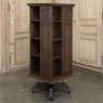 19th Century French Renaissance Revival Oak Revolving Bookcase