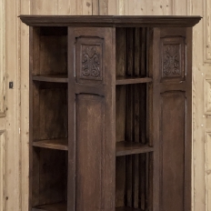19th Century French Renaissance Revival Oak Revolving Bookcase