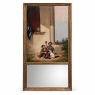 Early 19th Century French Hand-Painted Trumeau Mirror