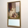 Early 19th Century French Hand-Painted Trumeau Mirror
