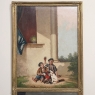 Early 19th Century French Hand-Painted Trumeau Mirror