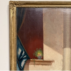 Early 19th Century French Hand-Painted Trumeau Mirror