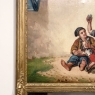 Early 19th Century French Hand-Painted Trumeau Mirror