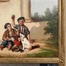 Early 19th Century French Hand-Painted Trumeau Mirror