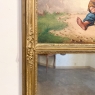 Early 19th Century French Hand-Painted Trumeau Mirror