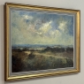 Mid-Century Framed Oil Painting on Panel by H. Lemoine