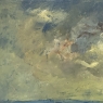 Mid-Century Framed Oil Painting on Panel by H. Lemoine