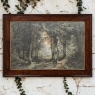 19th Century Framed Charcoal Landscape by Heinrich Böhmer (1852–1930)