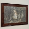 19th Century Framed Charcoal Landscape by Heinrich Böhmer (1852–1930)