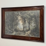 19th Century Framed Charcoal Landscape by Heinrich Böhmer (1852–1930)
