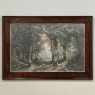 19th Century Framed Charcoal Landscape by Heinrich Böhmer (1852–1930)