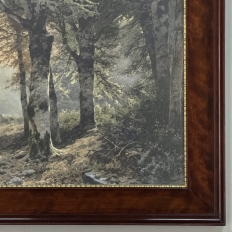 19th Century Framed Charcoal Landscape by Heinrich Böhmer (1852–1930)
