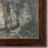 19th Century Framed Charcoal Landscape by Heinrich Böhmer (1852–1930)