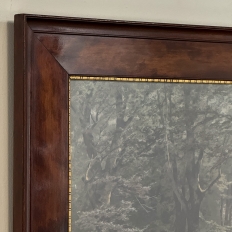 19th Century Framed Charcoal Landscape by Heinrich Böhmer (1852–1930)