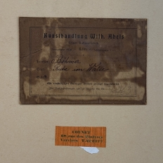 19th Century Framed Charcoal Landscape by Heinrich Böhmer (1852–1930)