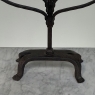 Mid-Century French Brutalist Hand-Forged Iron Seven-Light Candelabrum