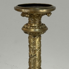 Set of Two 19th Century French Renaissance Gilt Bronze Candlesticks