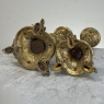 Set of Two 19th Century French Renaissance Gilt Bronze Candlesticks