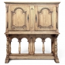 Early 19th Century Rustic Country French Raised Cabinet