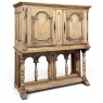 Early 19th Century Rustic Country French Raised Cabinet