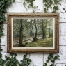 Antique Framed Oil Painting on Canvas by Jean Matthieu Jamsin (1882-1965)